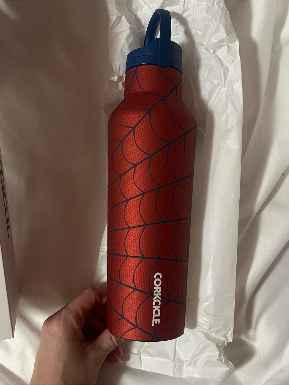 NWT Corkcicle Spider-Man 20oz Metal Water Bottle